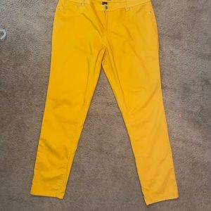 Yellow slim/straight for. Worn once